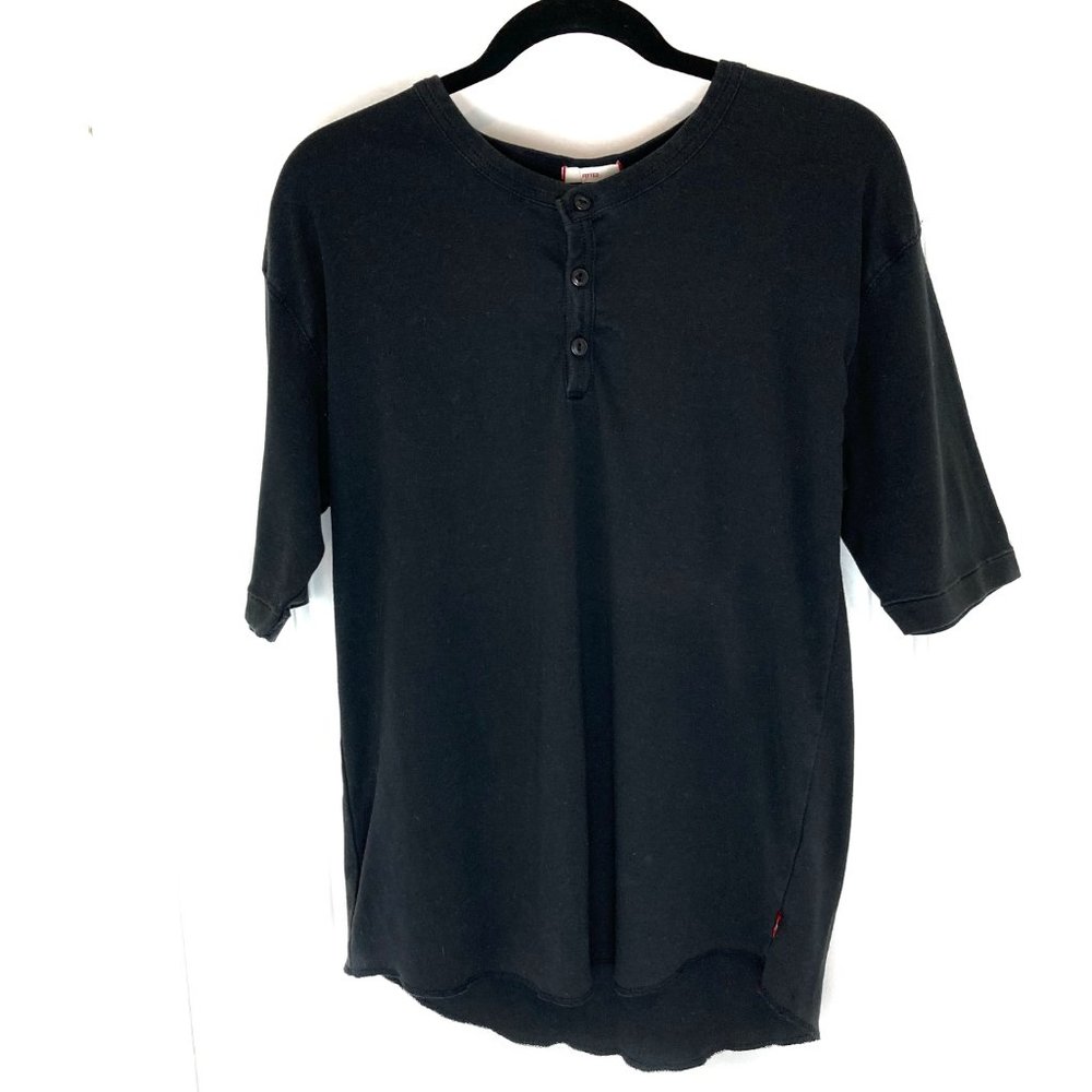 [LEVI'S] Pullover Crew Neck Cotton Half Sleeve Shirt Top Size L